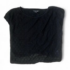 Forever 21 2010’s Elegant Black Eyelet Blouse